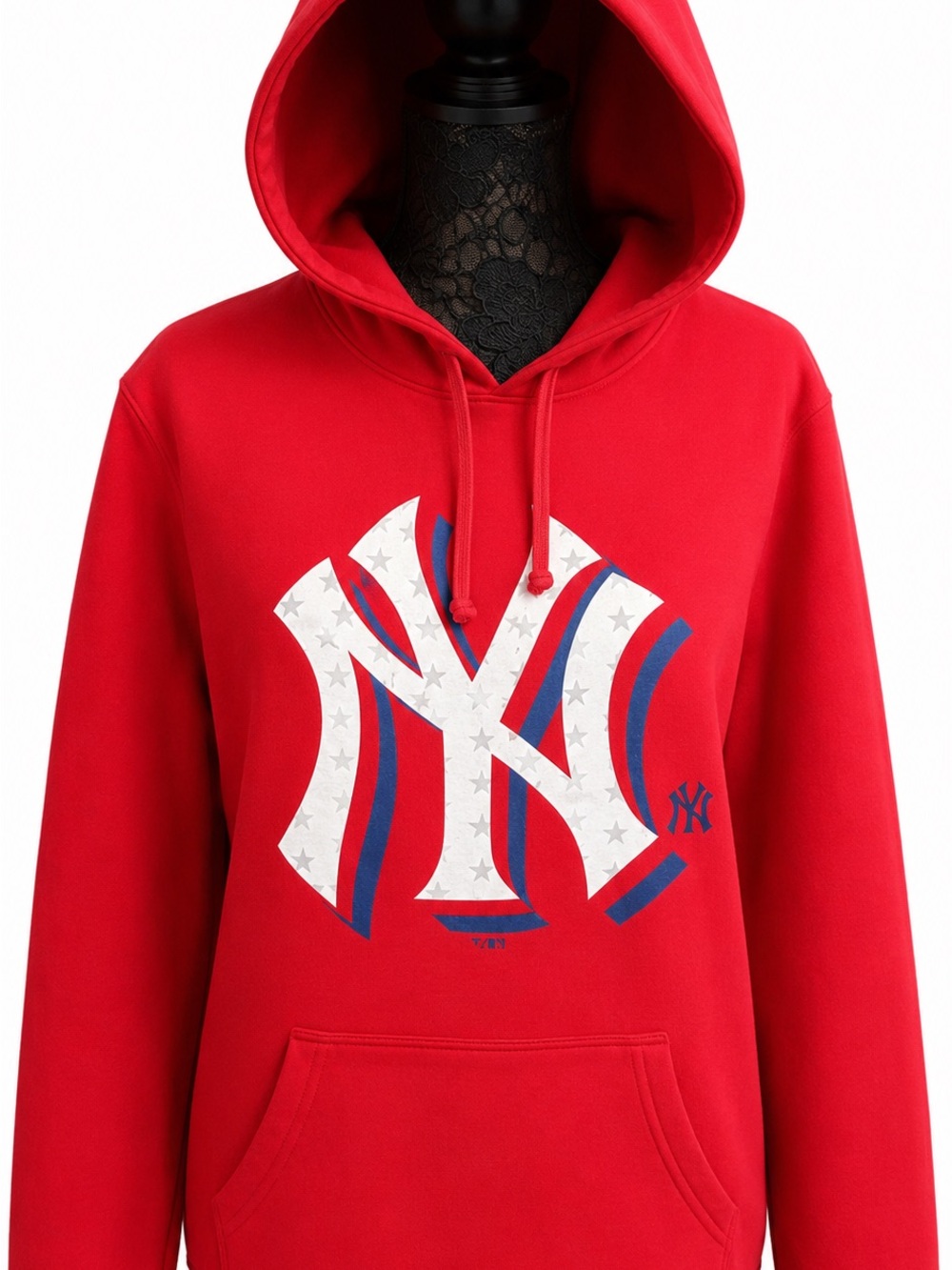 Red Graphic Hoodie Sweatshirt